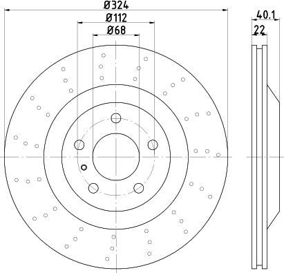 Pagid 65026 - Disc frana aaoparts.ro