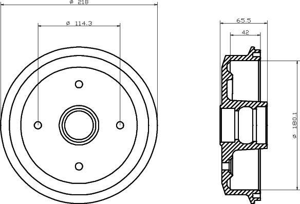 Pagid 60508 - Tambur frana aaoparts.ro