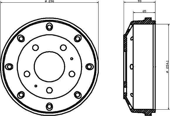 Pagid 62103 - Tambur frana aaoparts.ro