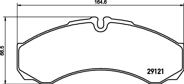 PALIDIUM P1-1120 - Set placute frana,frana disc aaoparts.ro