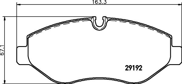 Pagid C6024 - Set placute frana,frana disc aaoparts.ro