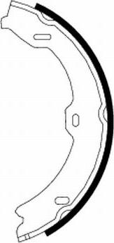 Pagid H9940 - Set saboti frana, frana de mana aaoparts.ro