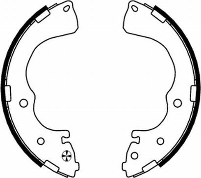 Pagid H9495 - Set saboti frana aaoparts.ro