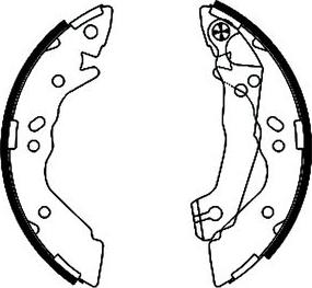 Pagid H9340 - Set saboti frana aaoparts.ro