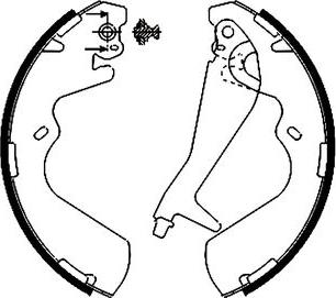 Pagid H9360 - Set saboti frana aaoparts.ro