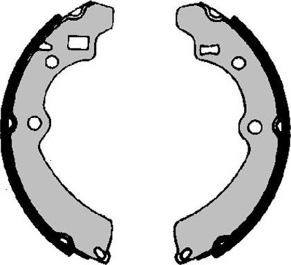 Pagid H1412 - Set saboti frana aaoparts.ro