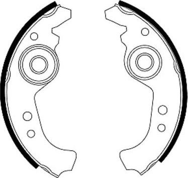 Pagid H1055 - Set saboti frana aaoparts.ro