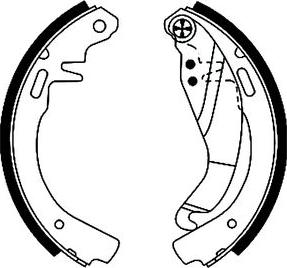 Pagid H1144 - Set saboti frana aaoparts.ro