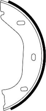 Pagid H1152 - Set saboti frana, frana de mana aaoparts.ro