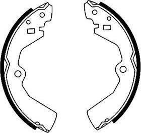 Pagid H8440 - Set saboti frana aaoparts.ro