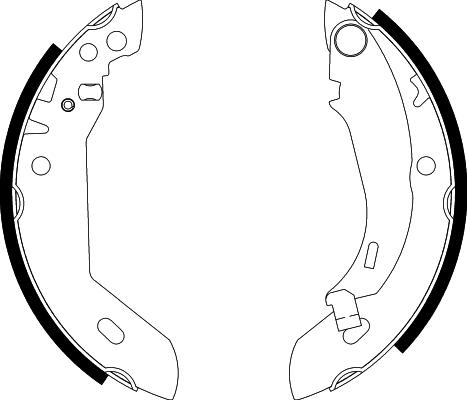 Pagid H8060 - Set saboti frana aaoparts.ro