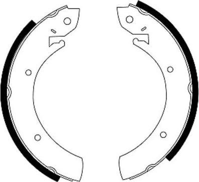 Pagid H8005 - Set saboti frana aaoparts.ro