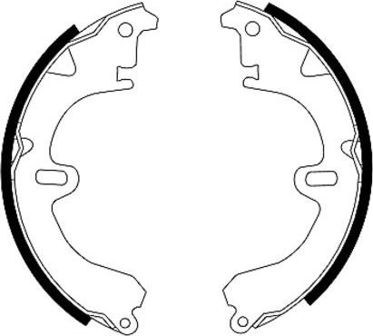 Pagid H8185 - Set saboti frana aaoparts.ro