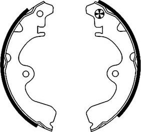 Pagid H8890 - Set saboti frana aaoparts.ro