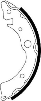 Pagid H8290 - Set saboti frana aaoparts.ro