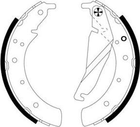 Pagid H8240 - Set saboti frana aaoparts.ro