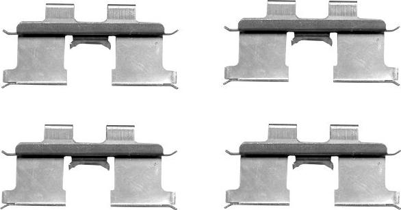 Pagid K0167 - Set accesorii, placute frana aaoparts.ro