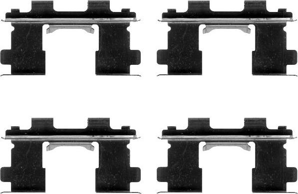 Pagid K0122 - Set accesorii, placute frana aaoparts.ro