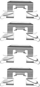 Pagid K0364 - Set accesorii, placute frana aaoparts.ro