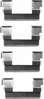 Pagid K0293 - Set accesorii, placute frana aaoparts.ro