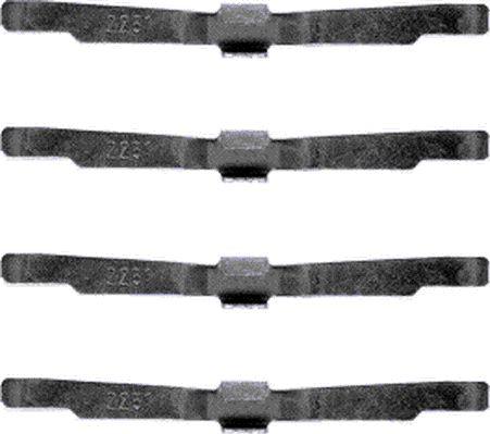 Pagid K0218 - Set accesorii, placute frana aaoparts.ro