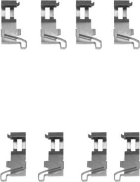 Pagid K0237 - Set accesorii, placute frana aaoparts.ro