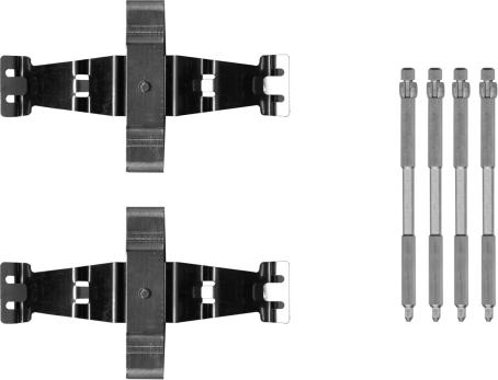 Pagid K0748 - Set accesorii, placute frana aaoparts.ro