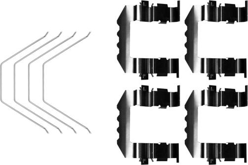 Pagid K0726 - Set accesorii, placute frana aaoparts.ro