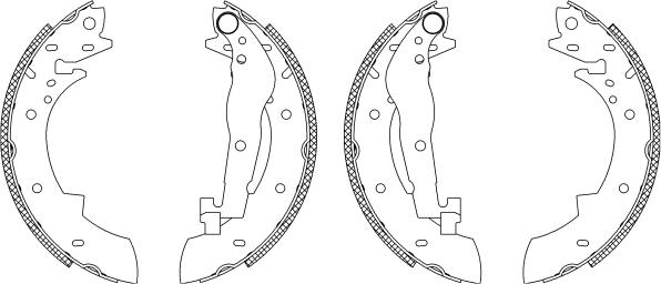 Pagid Q0480 - Set saboti frana aaoparts.ro