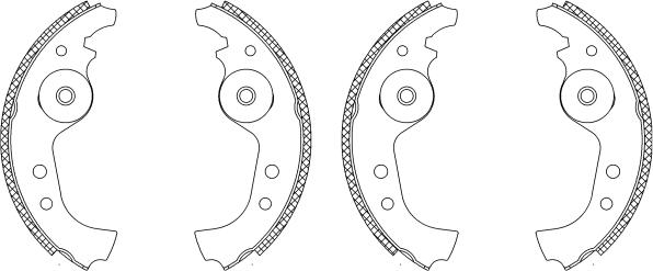 Pagid Q0005 - Set saboti frana aaoparts.ro
