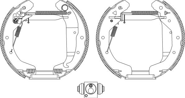 Pagid R0950 - Set saboti frana aaoparts.ro