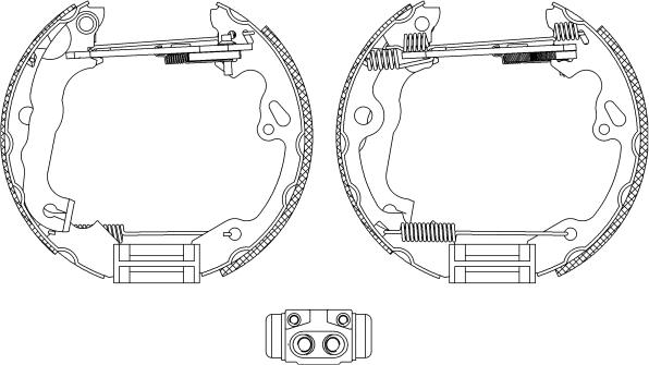 Pagid R0870 - Set saboti frana aaoparts.ro