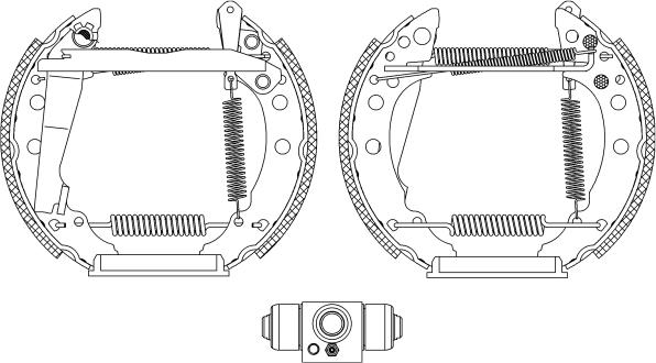 Pagid R1315 - Set saboti frana aaoparts.ro