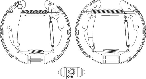 Pagid R1316 - Set saboti frana aaoparts.ro