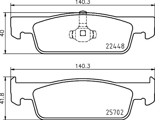 FTE 9001336 - Set placute frana,frana disc aaoparts.ro