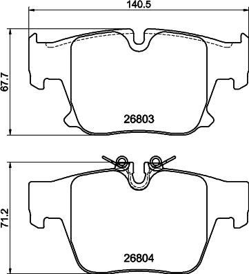 Pagid T4303 - Set placute frana,frana disc aaoparts.ro