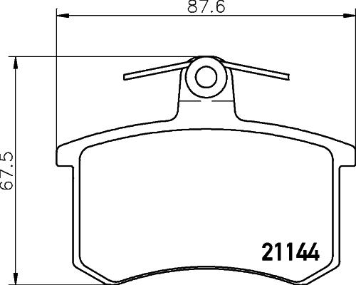 Pagid T5056 - Set placute frana,frana disc aaoparts.ro
