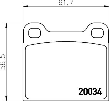 Pagid T0481 - Set placute frana,frana disc aaoparts.ro