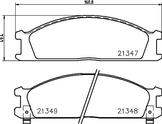 Advics SS536-S - Set placute frana,frana disc aaoparts.ro