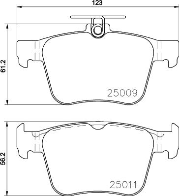 Pagid T1977 - Set placute frana,frana disc aaoparts.ro