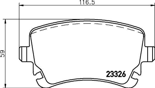 Pagid T1410 - Set placute frana,frana disc aaoparts.ro