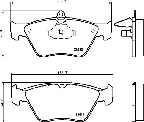 Pagid T1079 - Set placute frana,frana disc aaoparts.ro