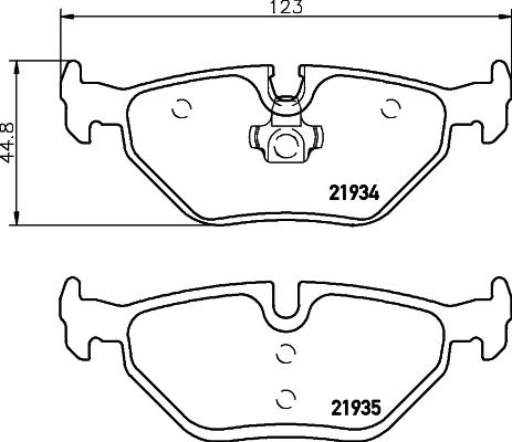 Pagid T1207 - Set placute frana,frana disc aaoparts.ro