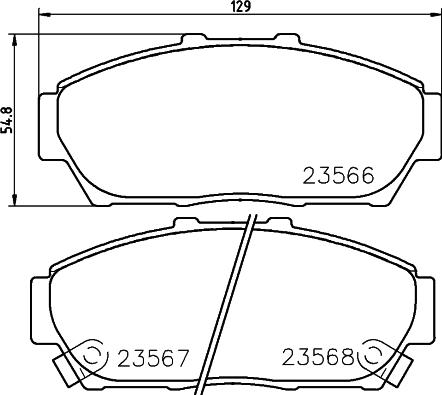 Pagid T1306 - Set placute frana,frana disc aaoparts.ro