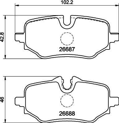 Pagid T3196 - Set placute frana,frana disc aaoparts.ro