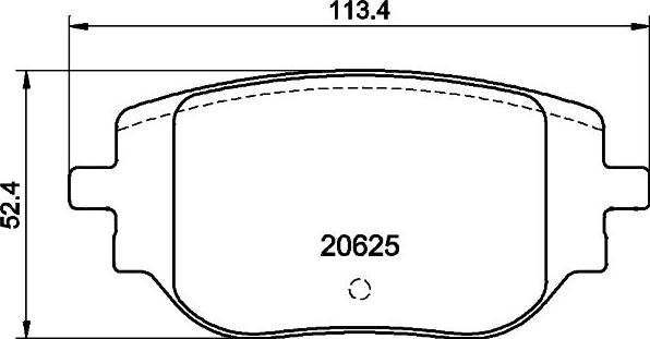 Pagid T3184 - Set placute frana,frana disc aaoparts.ro
