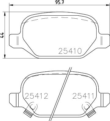 FMSI-VERBAND 8778D1744 - Set placute frana,frana disc aaoparts.ro