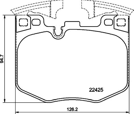 Pagid T2547 - Set placute frana,frana disc aaoparts.ro