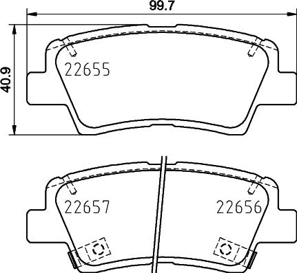 FMSI-VERBAND 8428D1848 - Set placute frana,frana disc aaoparts.ro