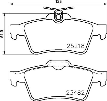 Pagid T2048 - Set placute frana,frana disc aaoparts.ro